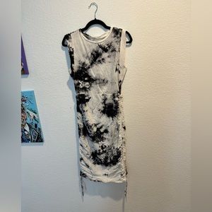 Tie Dye Adjustable Length Dress NEVER WORN